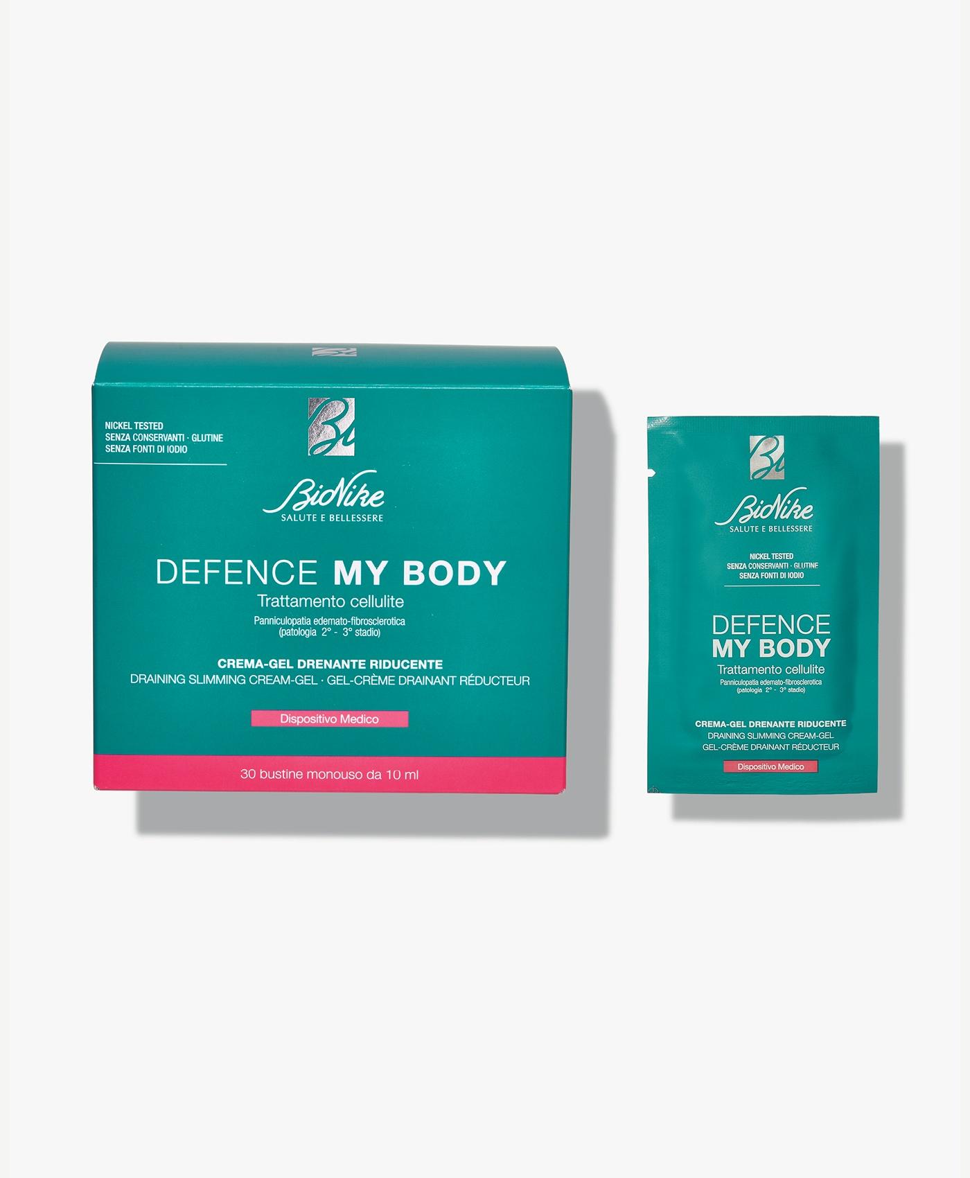 Draining Slimming Cream-Gel Cellulite Treatment Edematous-Fibrosclerotic Panniculopathy  (2nd - 3rd degree Cellulite) 30 Single-Use 10 ml