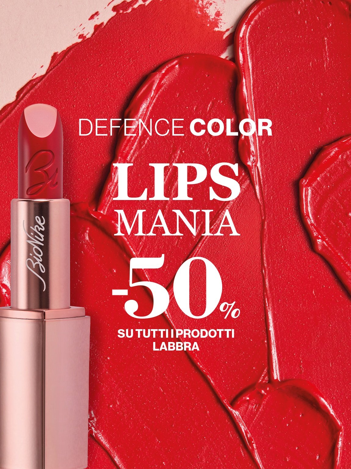 Take advantage of 50% discount on DEFENCE COLOR Lipsticks, Gloss and Lip Liners