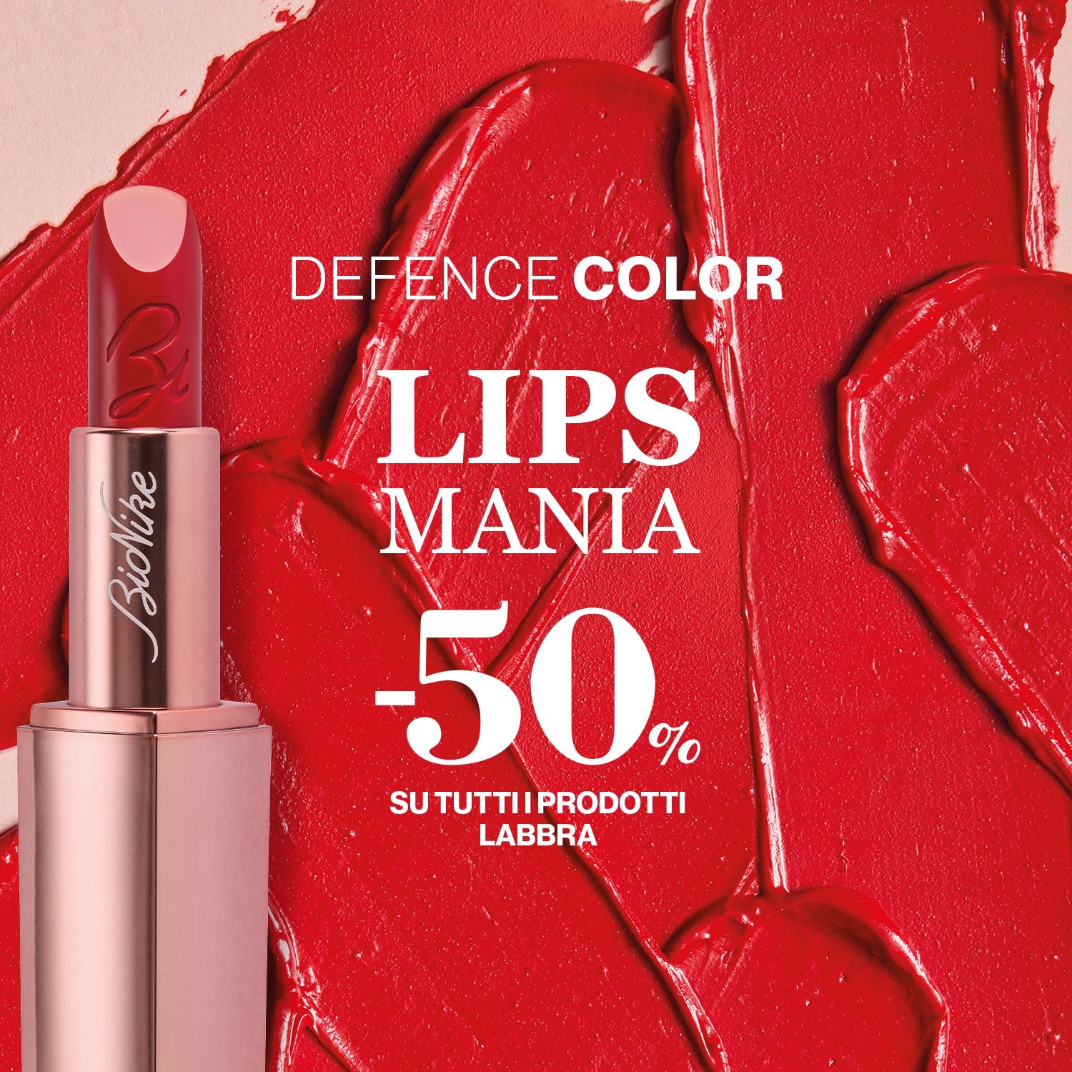 Approfitta del -50% su Rossetti, Gloss e Matite Labbra DEFENCE COLOR!​