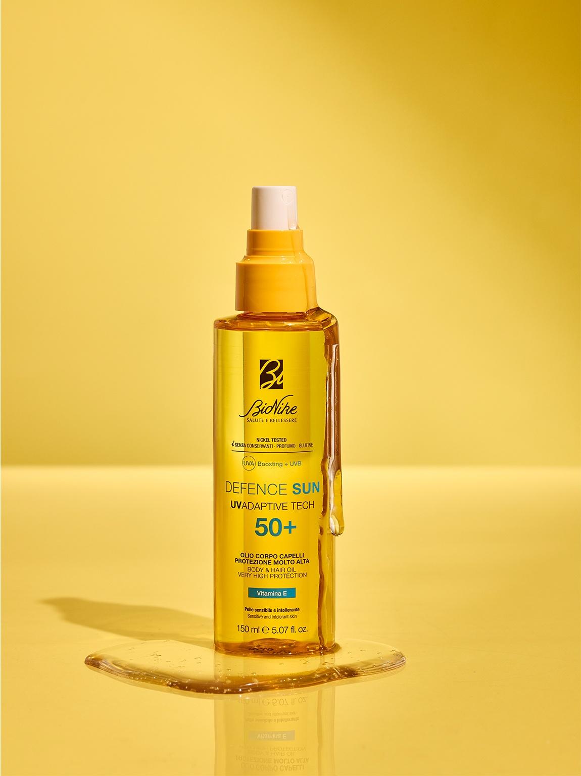 Olio corpo capelli Fotoprotezione