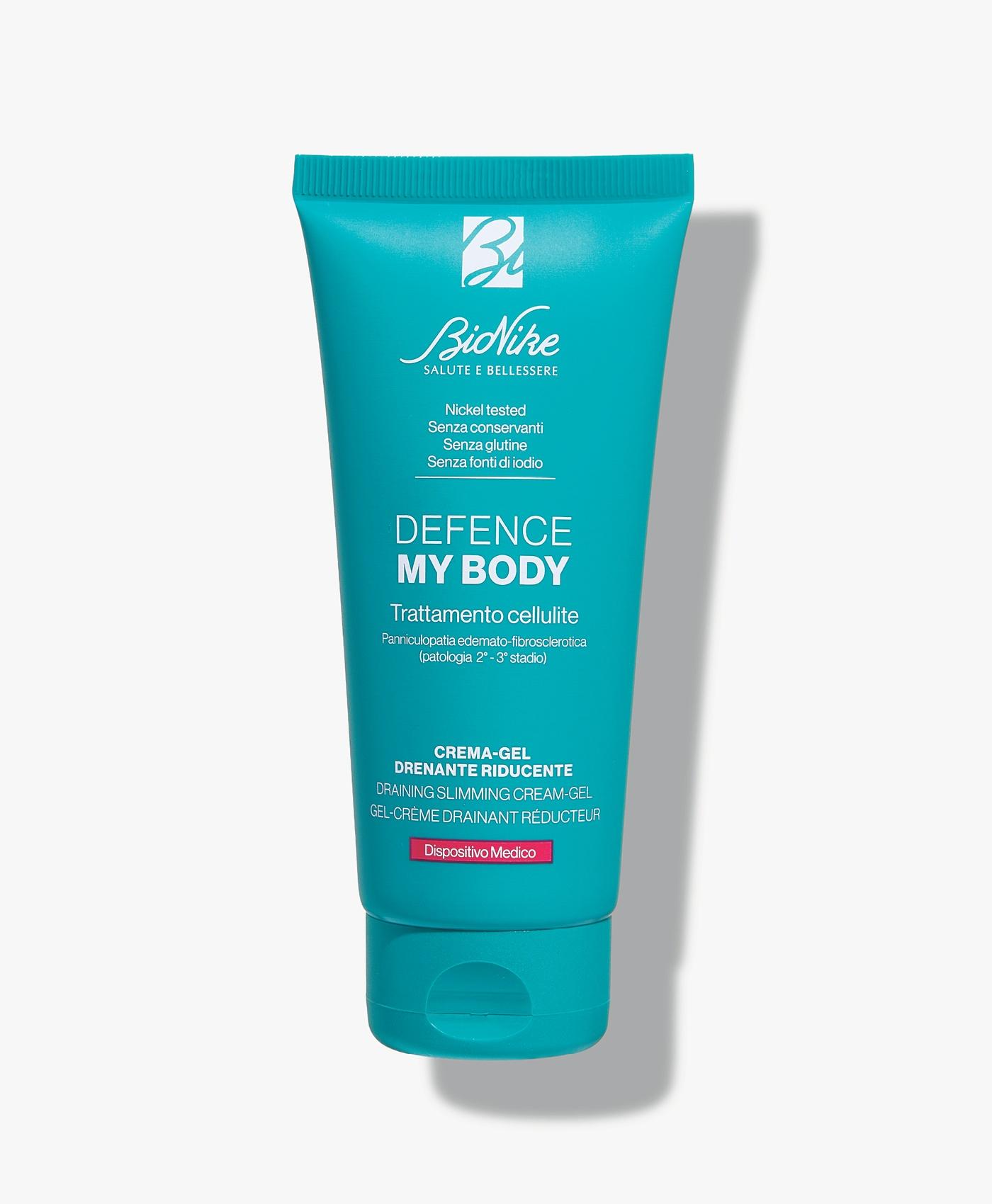 Draining Slimming Cream-Gel Cellulite Treatment Edematous-Fibrosclerotic Panniculopathy  (2nd - 3rd degree Cellulite) 75 ml